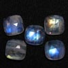 10X12 mm - 4 pcs - AAAAA high Quality Rainbow Moonstone Super Sparkle Rose Cut Oval Shape Faceted -Each Pcs Full Flashy Gorgeous Fire